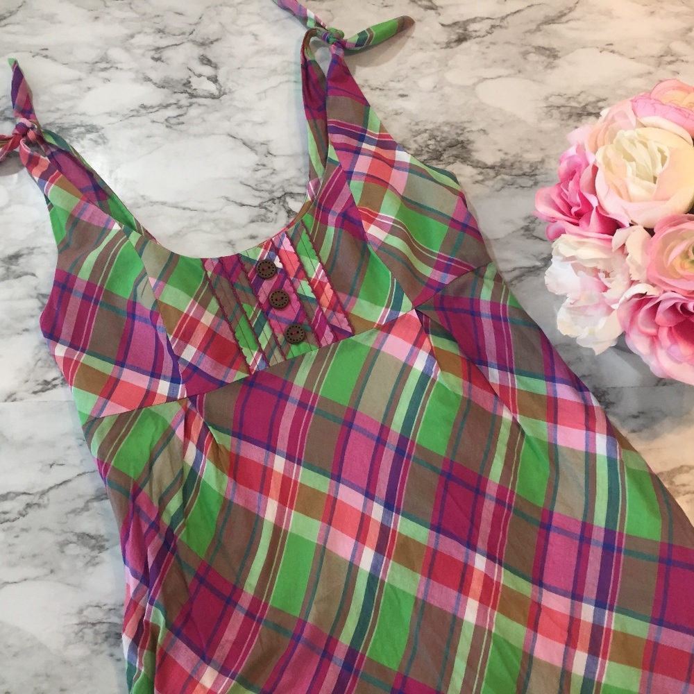 Lilly Pulitzer Plaid Summer Dress
